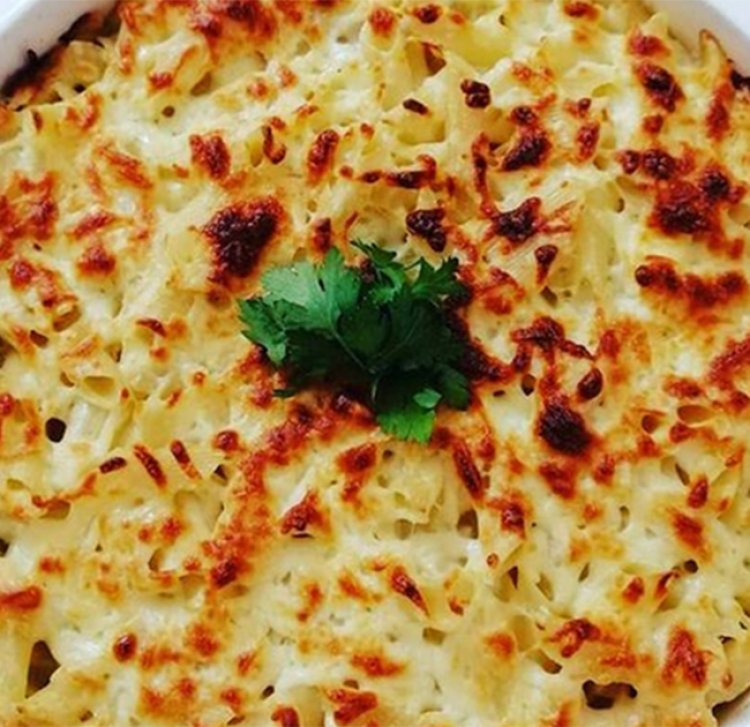 Fırında Beşamel Soslu Makarna