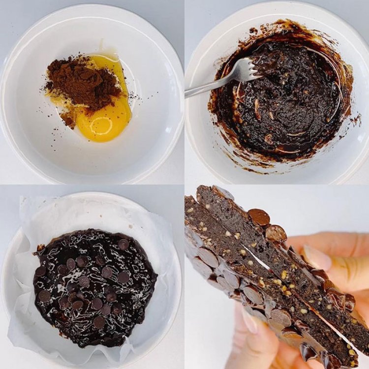Tek Kişilik Brownie Kurabiye Kek