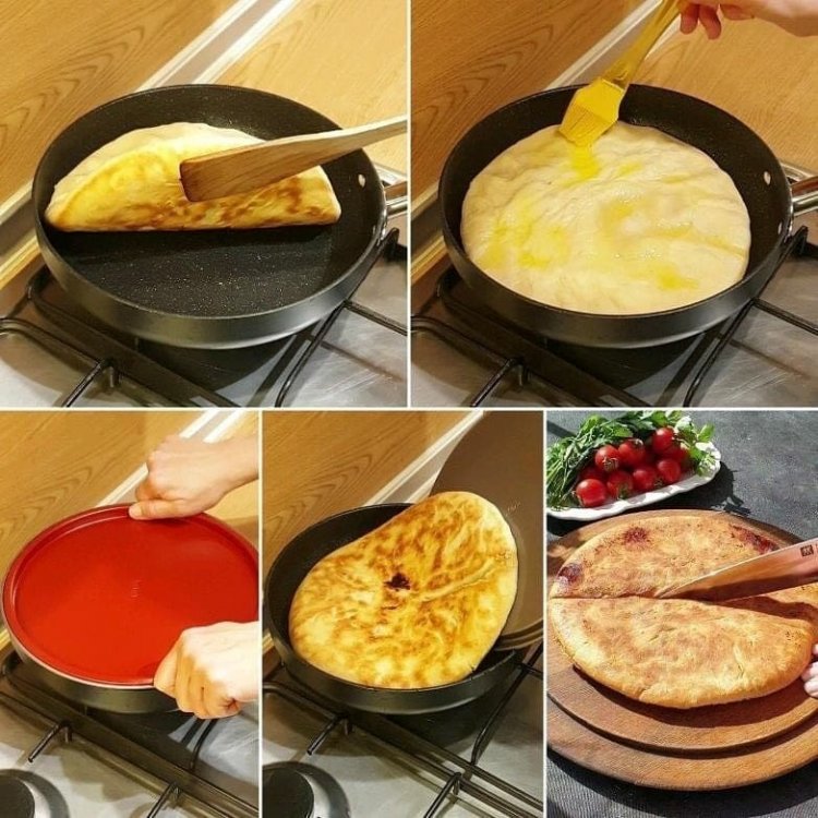 El Yapımı Kekik ve Sucuklu Tava Ekmeği