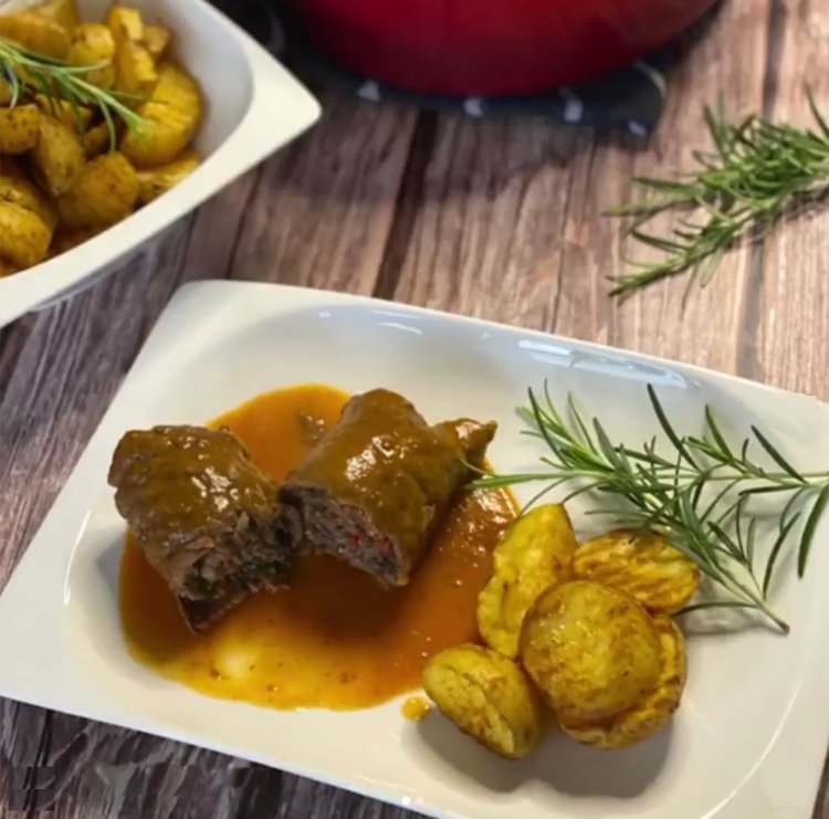 Ispanaklı Et Sarma