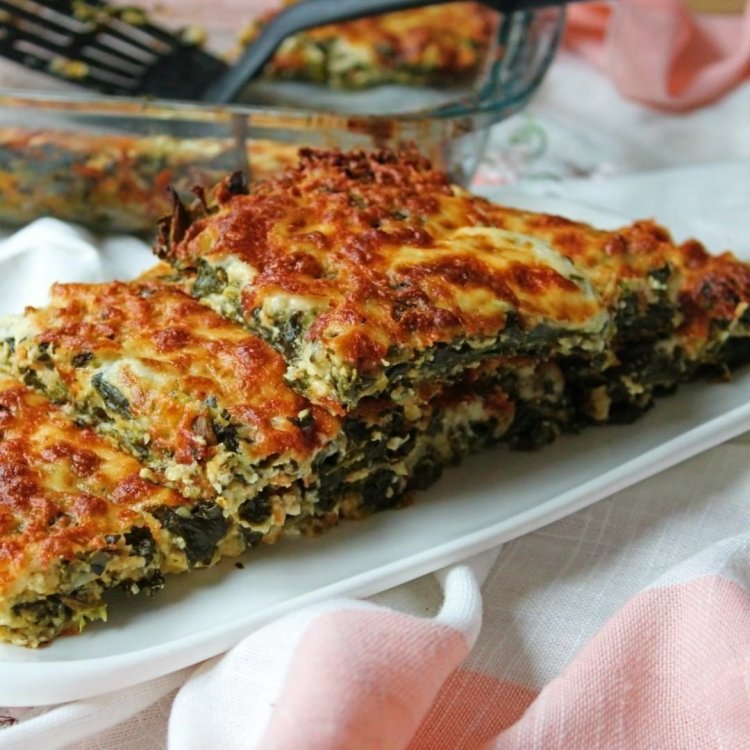 Fırında Ispanaklı Mücver