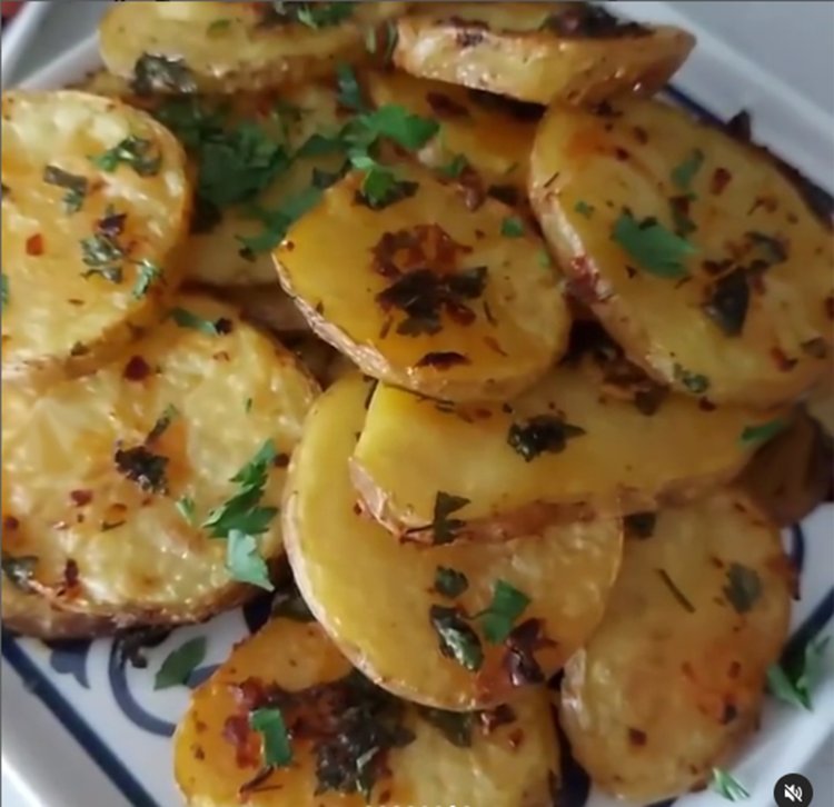 Fırında Soslu Patates
