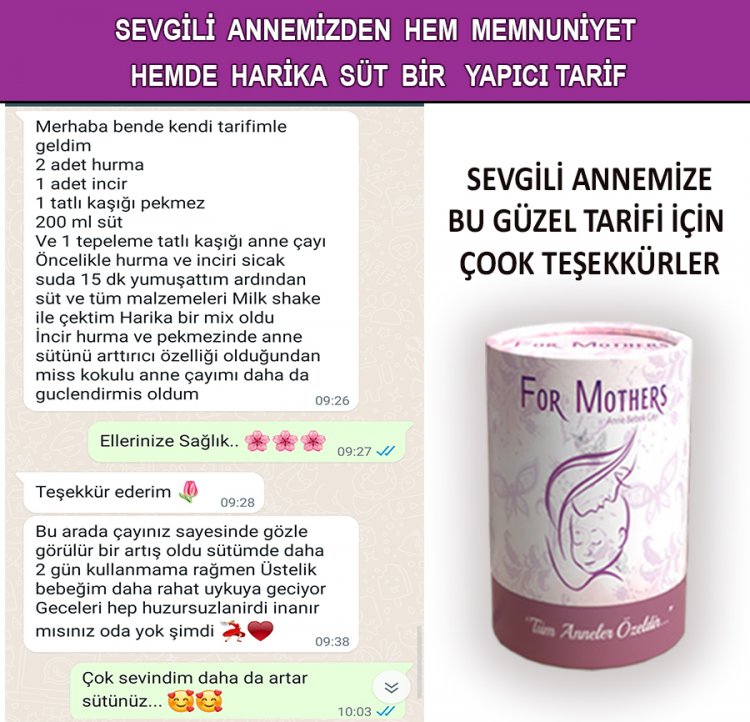 For Mothers Anne Bebek Çayı Tarifleri