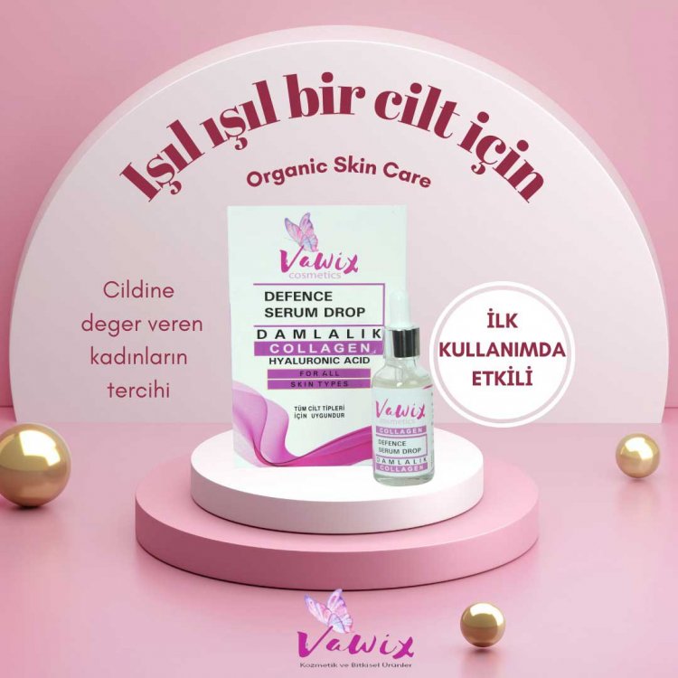 Defence Serum Drop Collagen - Vawix Kozmetik ve Bitkisel Ürünler