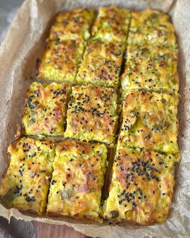 Yufkasız Pırasalı Börek